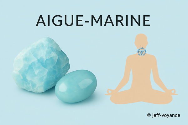 Pierre bleue lumineuse : découvrez les vertus de l’aigue-marine - Esoboutik Brest