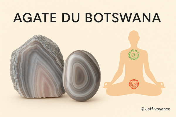 Pierre d’ancrage émotionnel : découvrez l’agate du Botswana