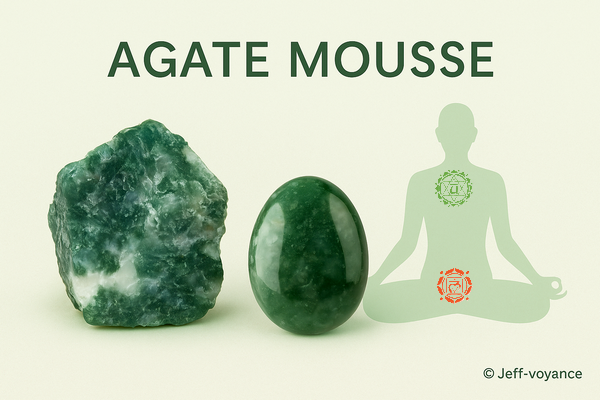 Pierre végétale et vibrante : découvrez l’agate mousse Esoboutik Brest