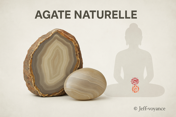 Pierre d’enracinement : vertus de l’agate naturelle - Esoboutik Brest