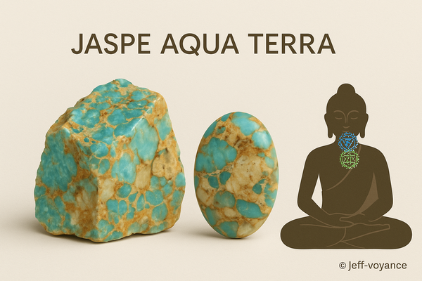 Jaspe aqua terra : pierre d’équilibre et de réconfort - Esoboutik Brest