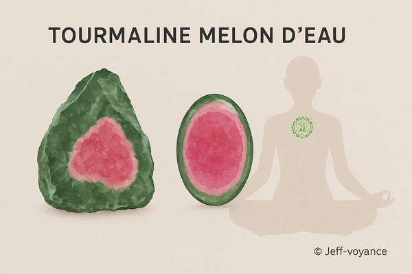 Bienfaits et propriétés de la tourmaline melon d’eau en lithothérapie - Esoboutik Brest