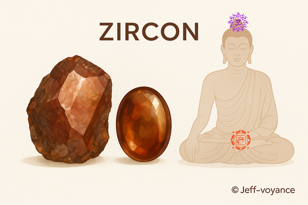 Le zircon est une pierre de clarté, d’ancrage subtil et de sagesse ancienne. Esoboutik Brest