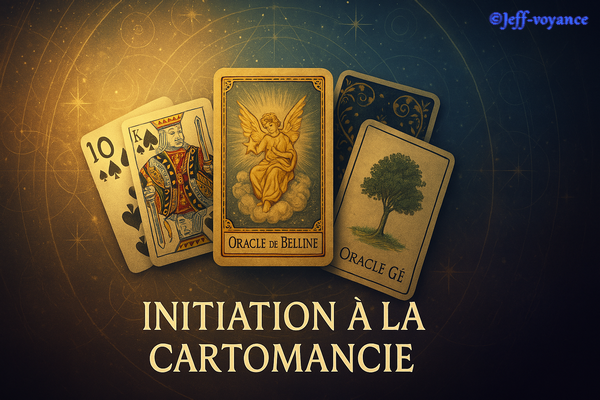 rubrique d'initiation à la cartomancie, le 32 cartes, belline et oracle gé