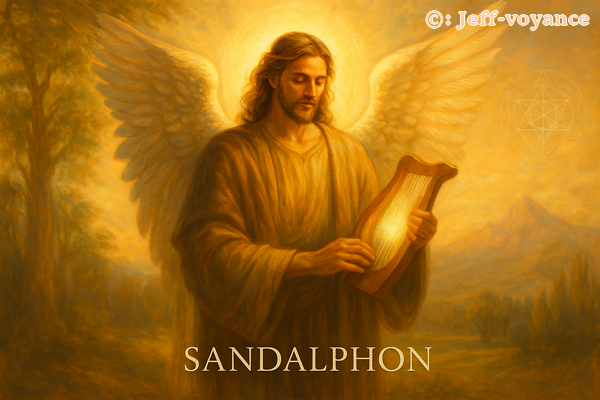 SANDALPHON – Archange de l’enracinement divin, de la musique céleste et de la prière exaucée